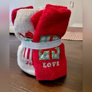 6 Festive Wash Cloth Set